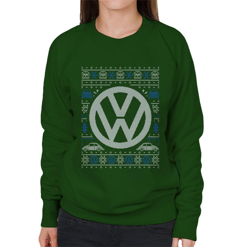 Volkswagen Christmas Festive Logo Women's Sweatshirt product image 4