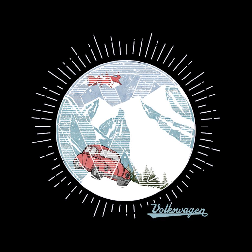 Official Volkswagen Snowflake Blue Text Men's T-Shirt product image 2