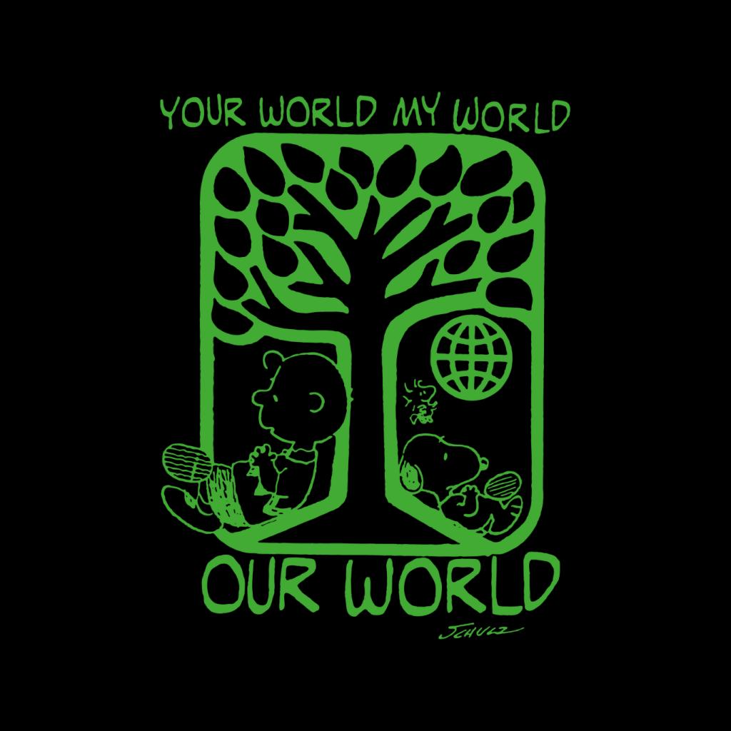 Peanuts Snoopy Your World My Our Women's T-Shirt product image 2