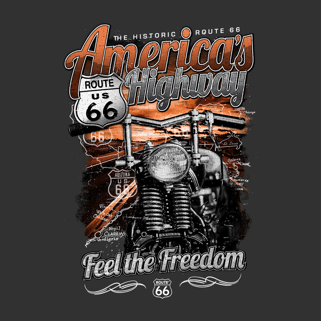 Route 66 America's Highway Women's Sweatshirt product image 2