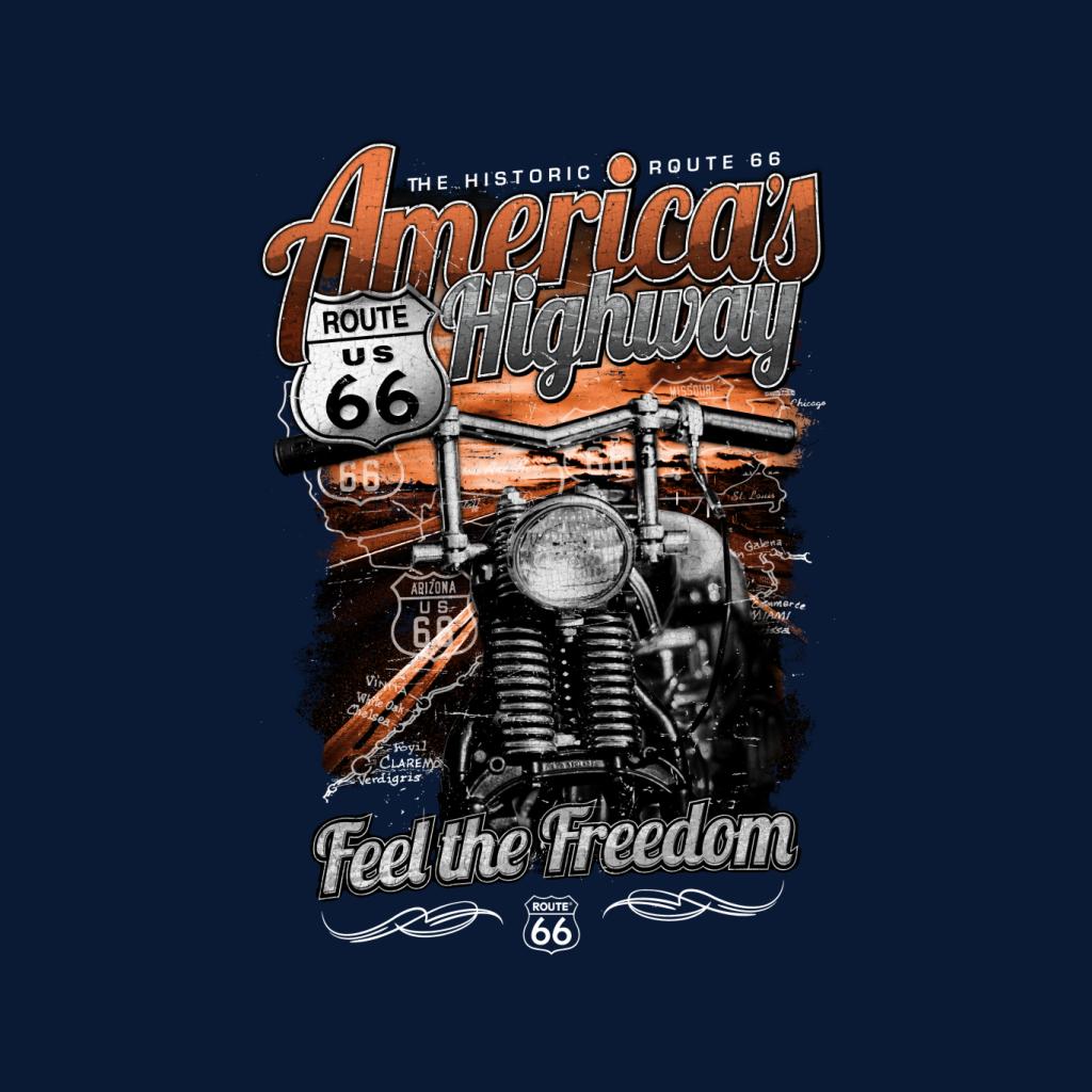 Route 66 America's Highway Men's Hooded Sweatshirt product image 5