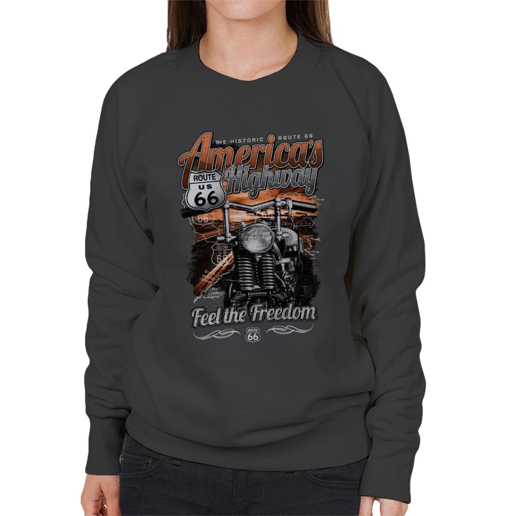 Route 66 America's Highway Women's Sweatshirt product image 1