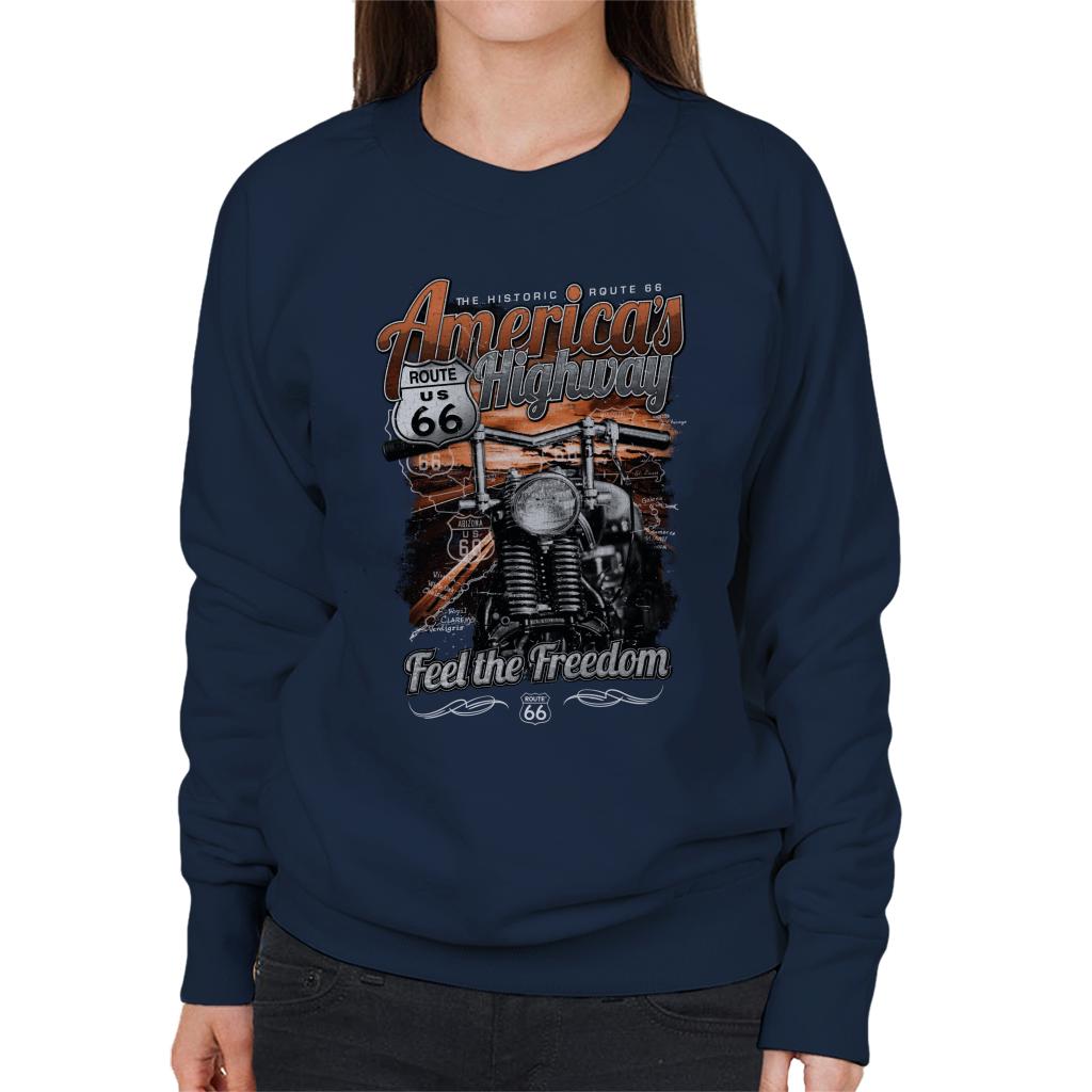 Route 66 America's Highway Women's Sweatshirt product image 4