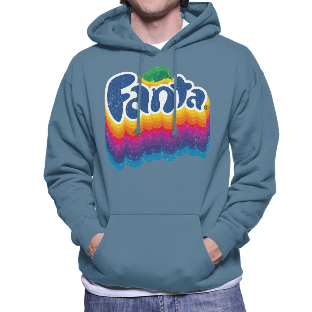 Fanta Rainbow Logo Men's Hooded Sweatshirt product image 4