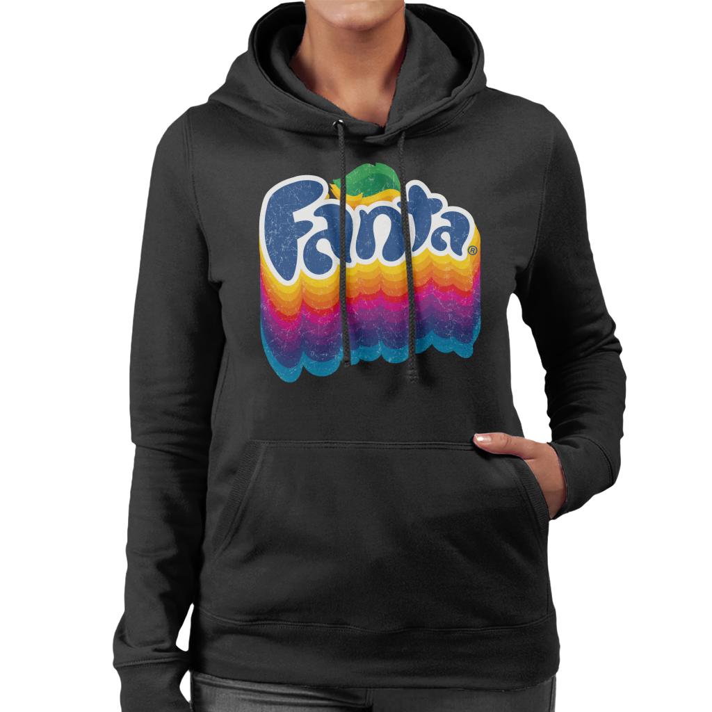 Fanta Rainbow Logo Women's Hooded Sweatshirt product image 1