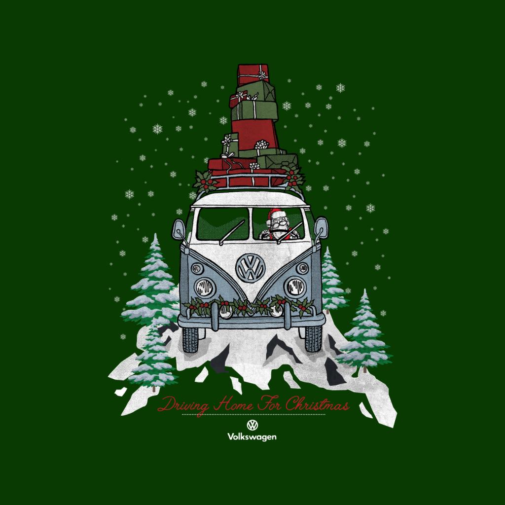 Volkswagen Driving Home Christmas Camper Women's Sweatshirt product image 7