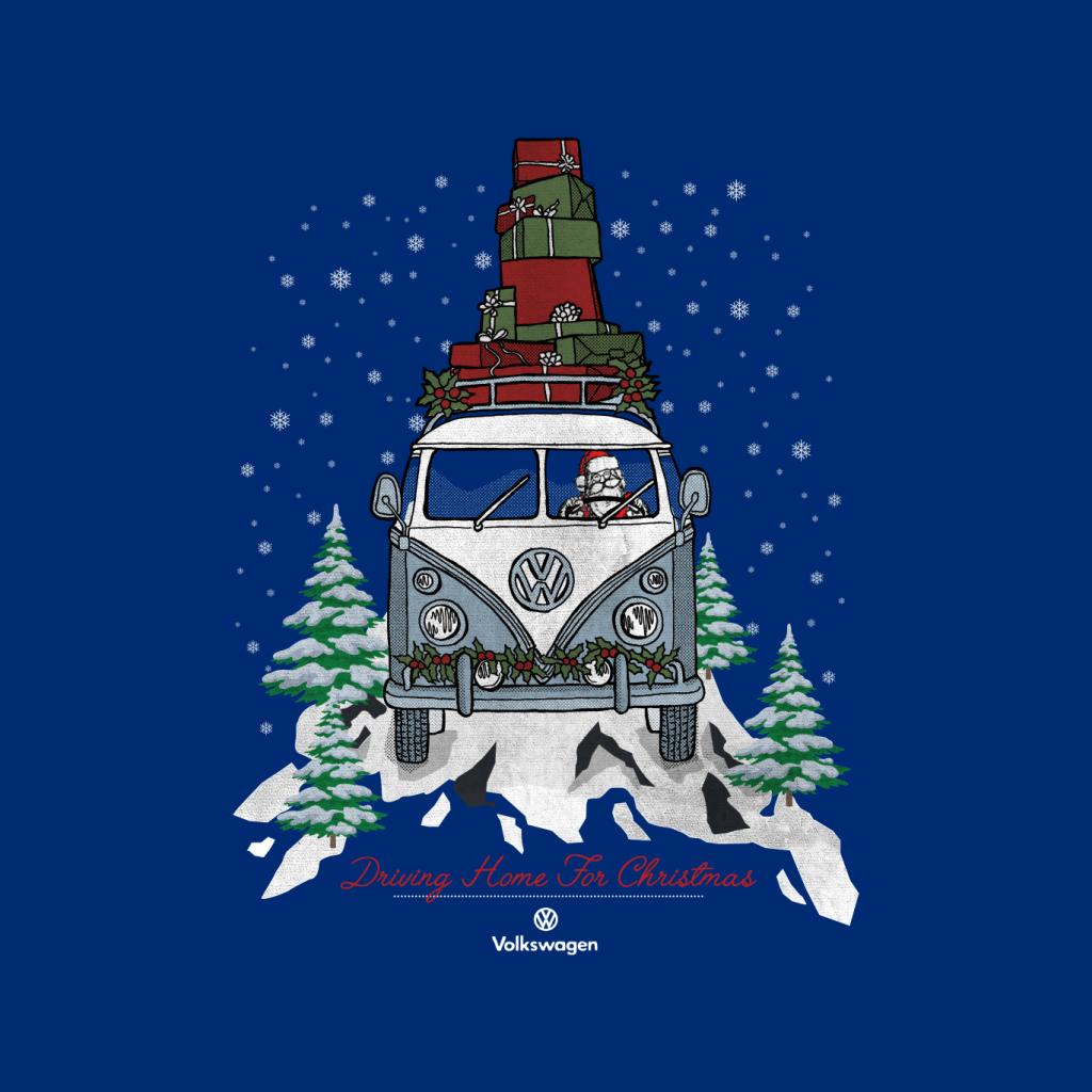 Volkswagen Driving Home Christmas Camper Women's Sweatshirt product image 5