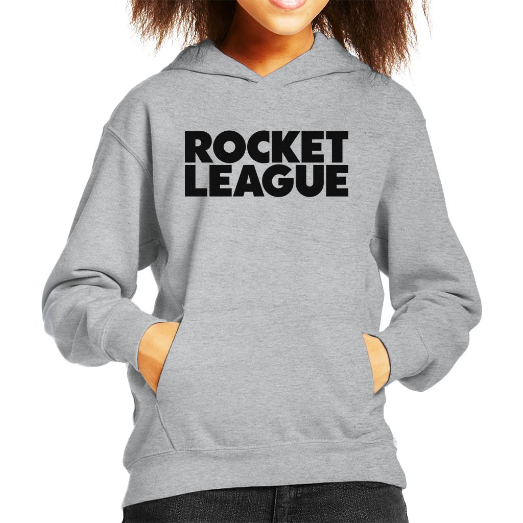 Rocket League Black Classic Logo Kid's Hooded Sweatshirt product image 1