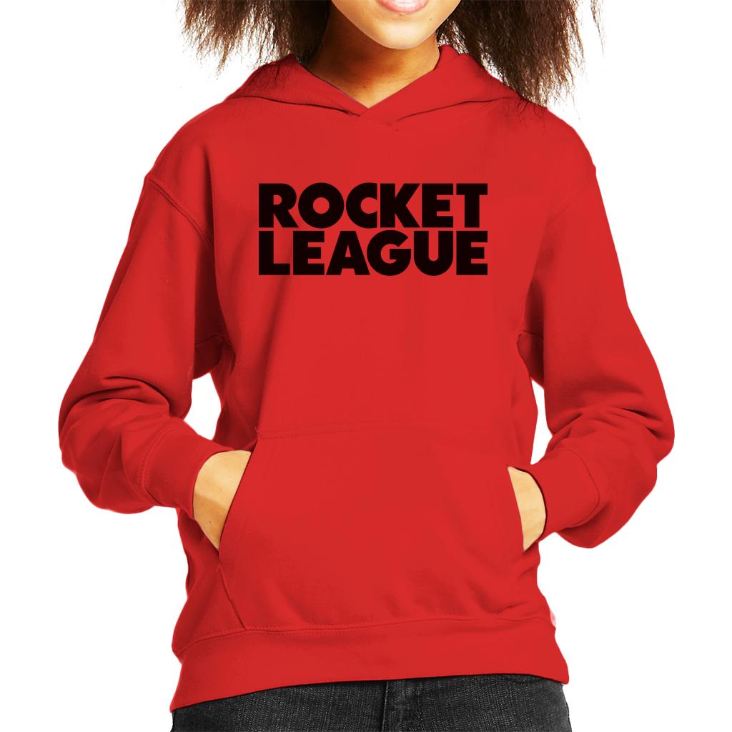 Rocket League Black Classic Logo Kid's Hooded Sweatshirt product image 6
