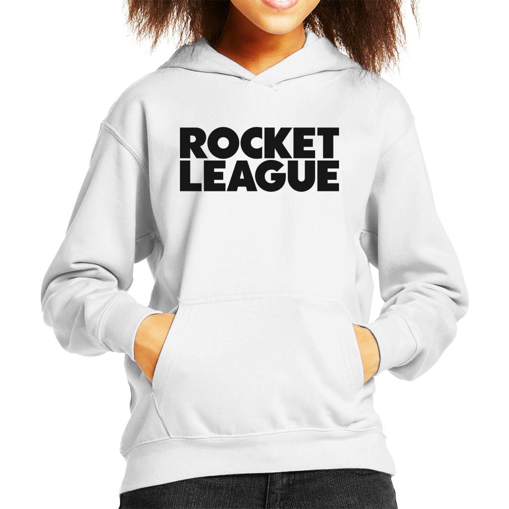 Rocket League Black Classic Logo Kid's Hooded Sweatshirt product image 8