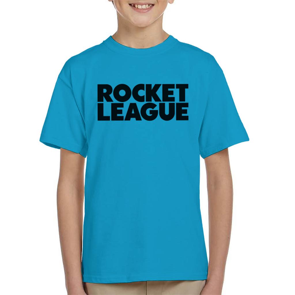 Rocket League Black Classic Logo Kid's T-Shirt product image 6