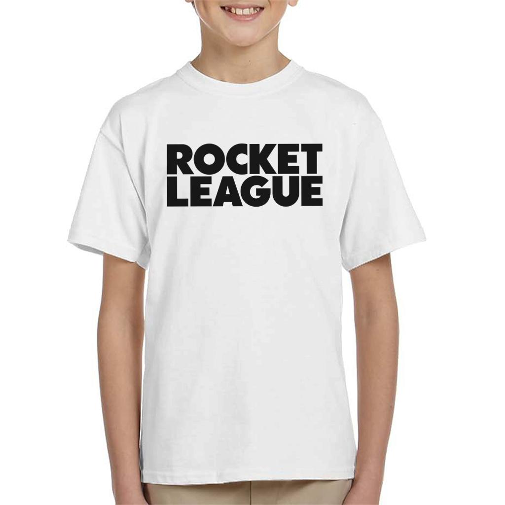 Rocket League Black Classic Logo Kid's T-Shirt product image 4