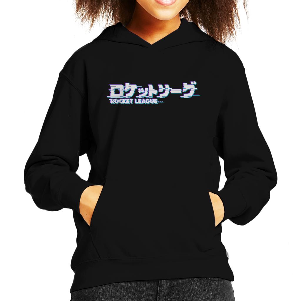 Rocket League Light Tokyo Glitch Logo Kid's Hooded product image 1