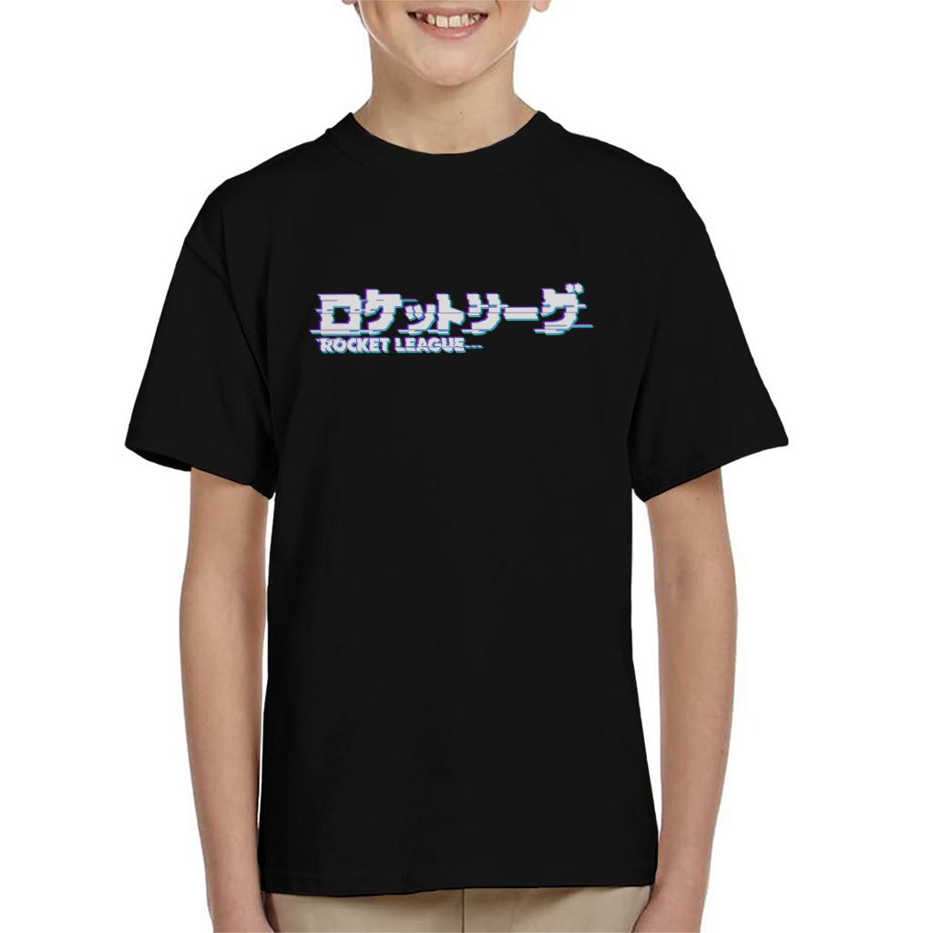 Rocket League Light Tokyo Glitch Logo Kid's T-Shirt product image 1