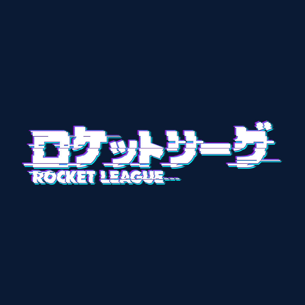 Rocket League Light Tokyo Glitch Logo Kid's T-Shirt product image 5