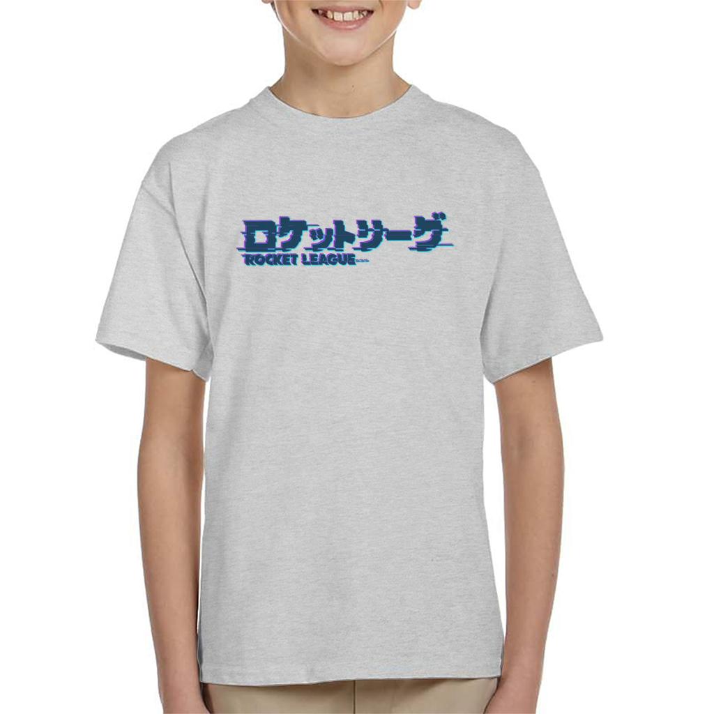 Rocket League Dark Tokyo Logo Glitch Kid's T-Shirt product image 1