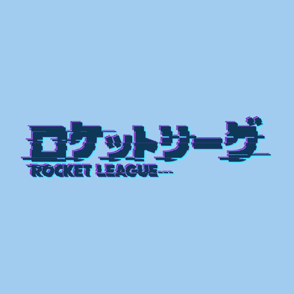 Rocket League Dark Tokyo Logo Glitch Kid's Sweatshirt product image 5