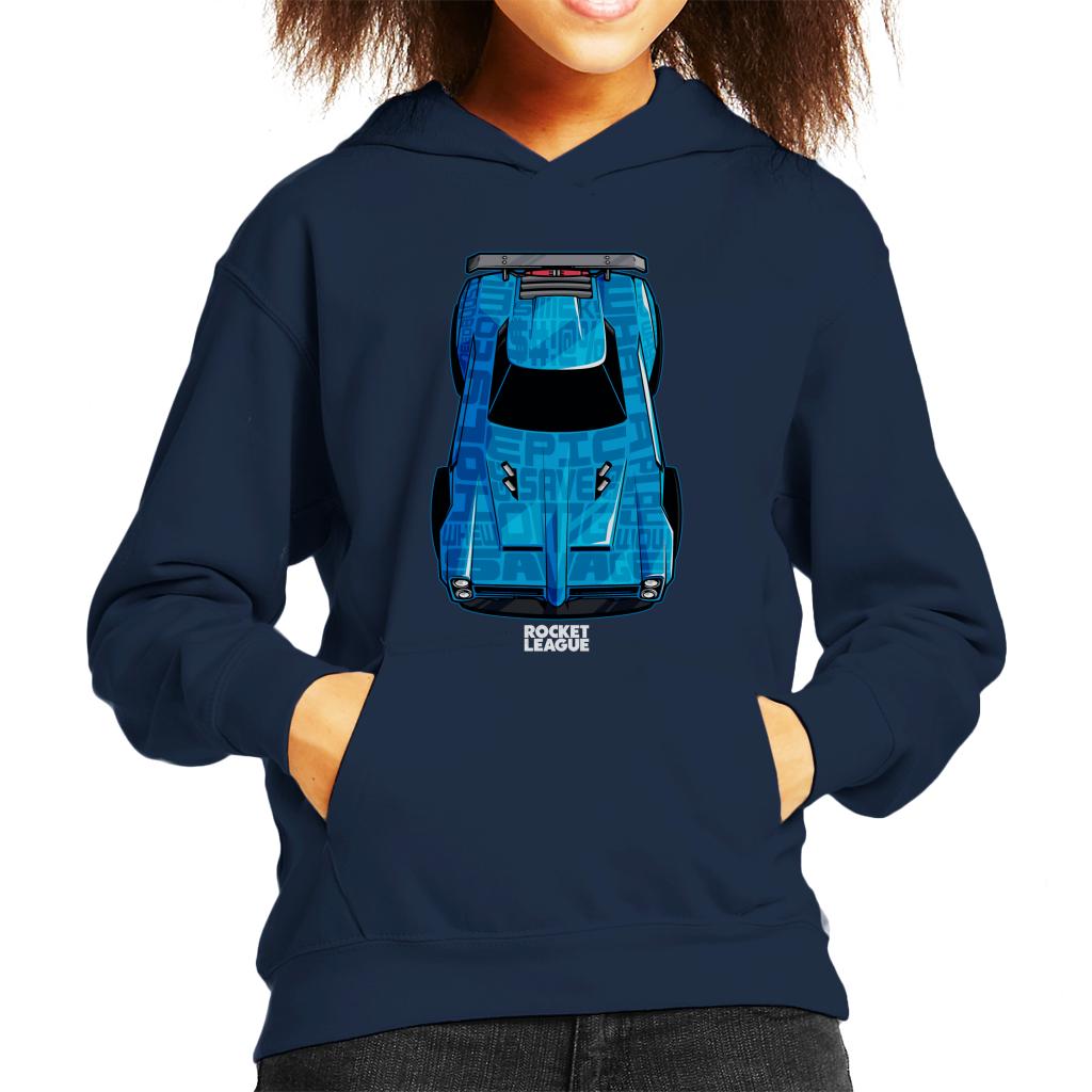 Rocket League Blue Dominus Kid's Hooded Sweatshirt product image 6