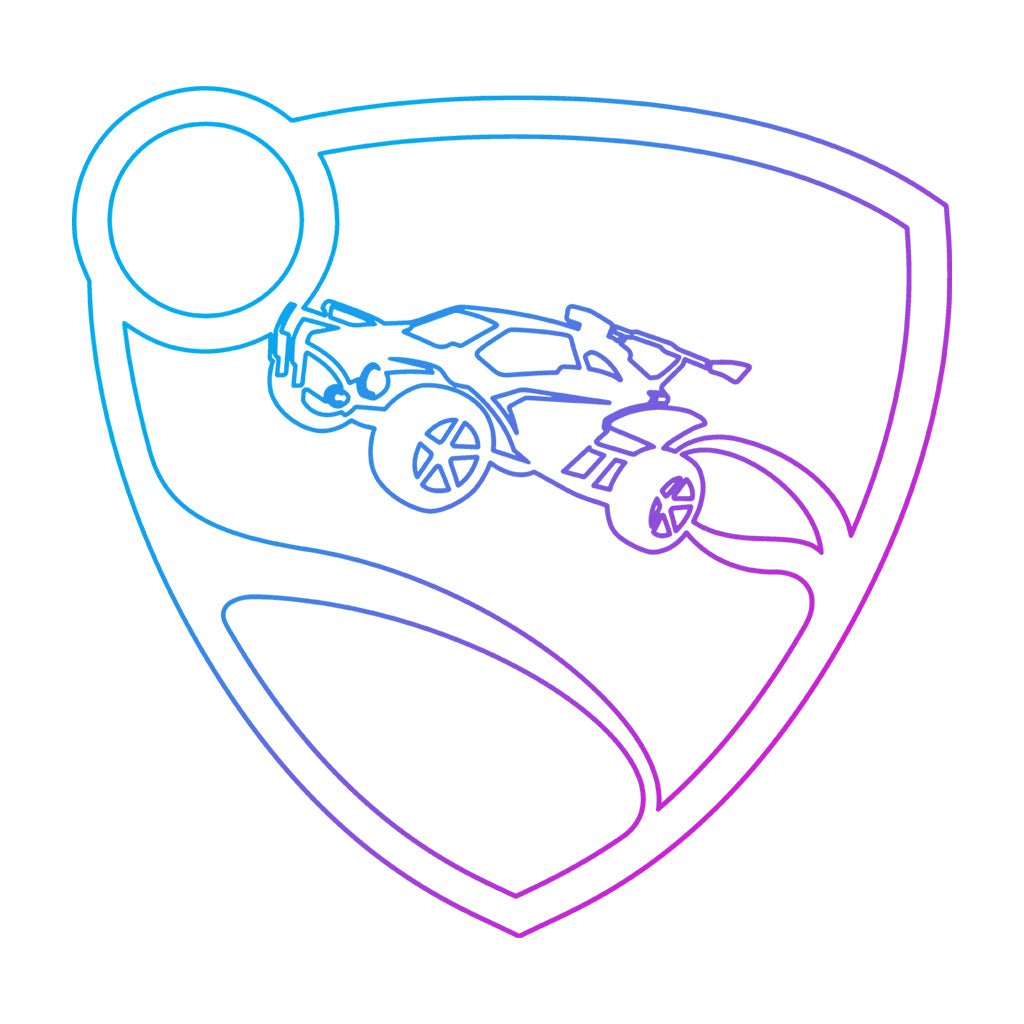 Rocket League Glowing Shield Logo Kid's Hooded Sweatshirt product image 7