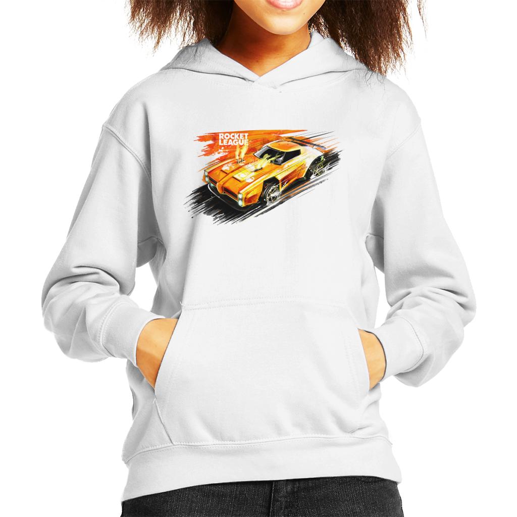 Rocket League Dominus Fire Kid's Hooded Sweatshirt product image 8