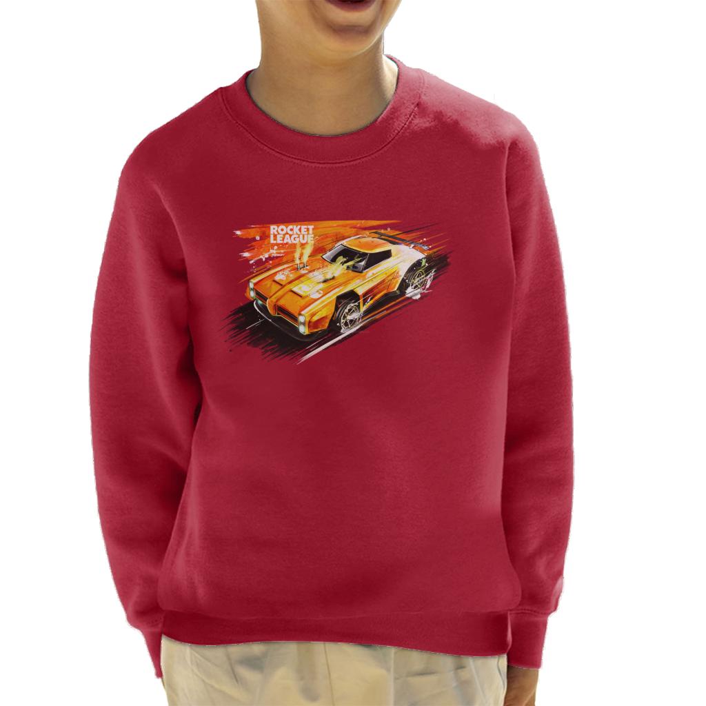 Rocket League Dominus Fire Kid's Sweatshirt product image 4