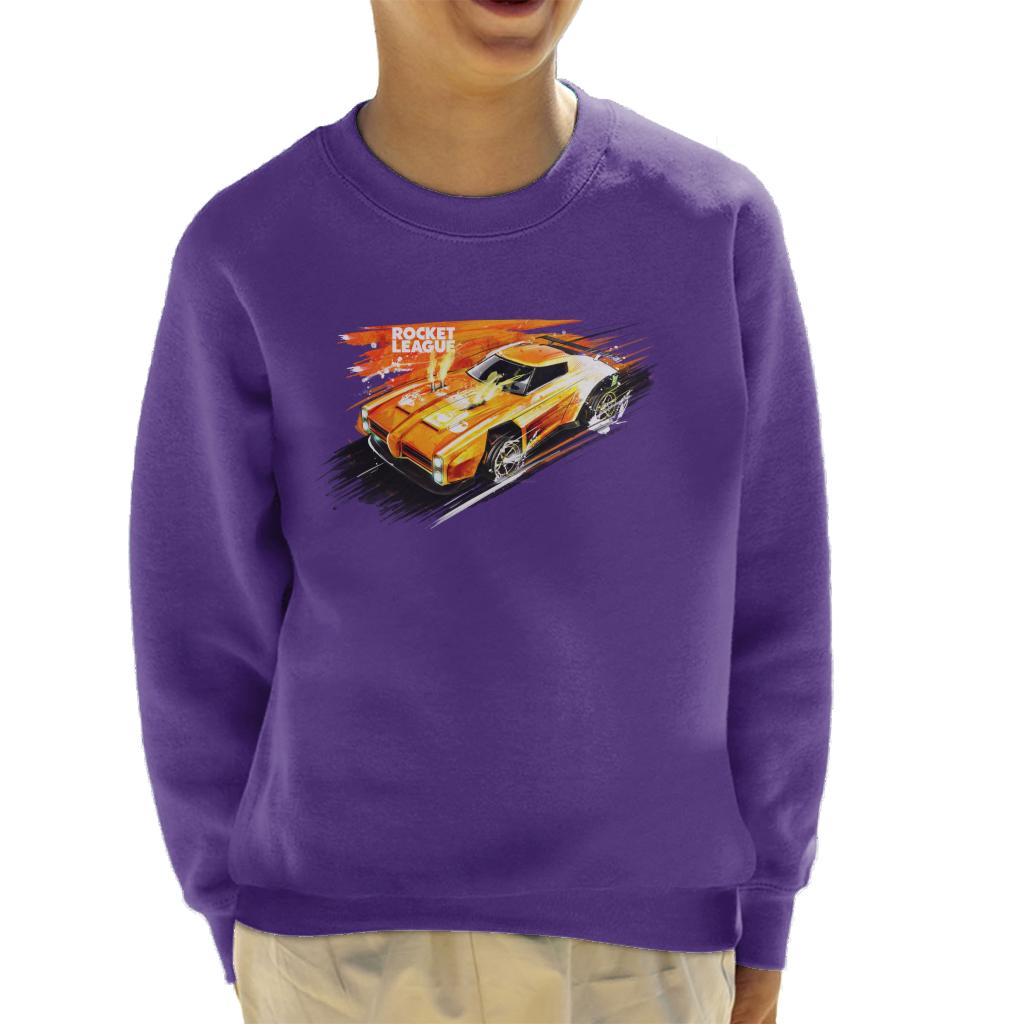 Rocket League Dominus Fire Kid's Sweatshirt product image 6