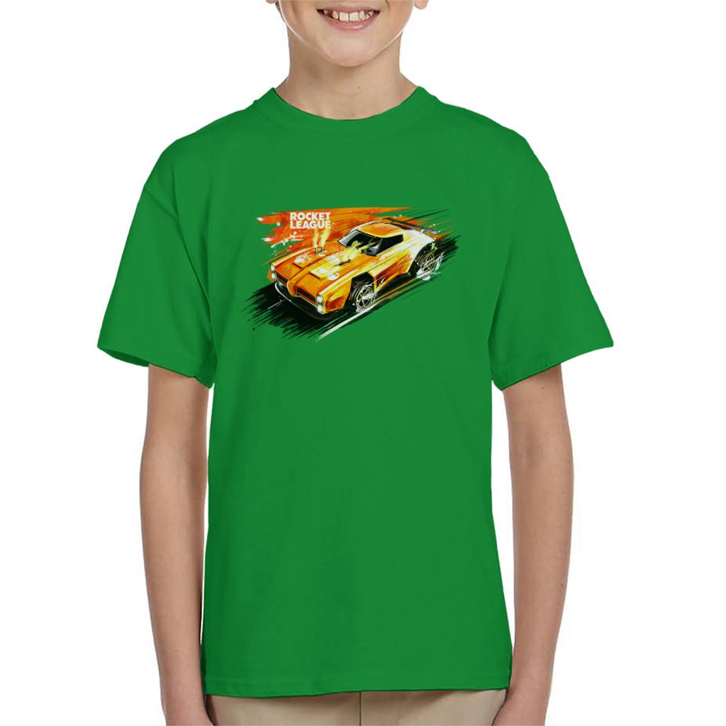Rocket League Dominus Fire Kid's T-Shirt product image 6
