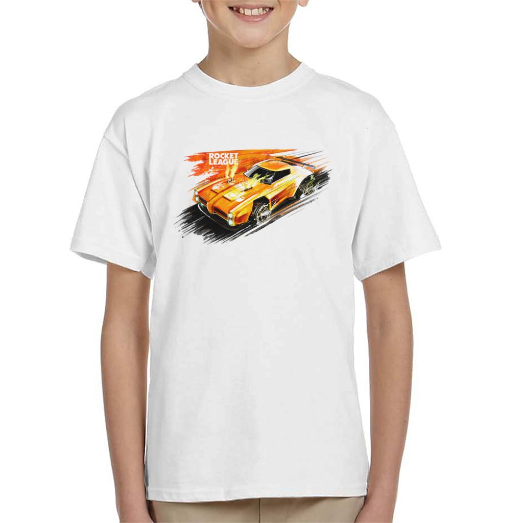 Rocket League Dominus Fire Kid's T-Shirt product image 1