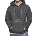 The Smurfs Grouchy I Hate Sketches Men's Hooded Sweatshirt product image 1
