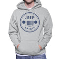 Jeep Spirit 1941 Blue Logo Men's Hooded Sweatshirt product image 1