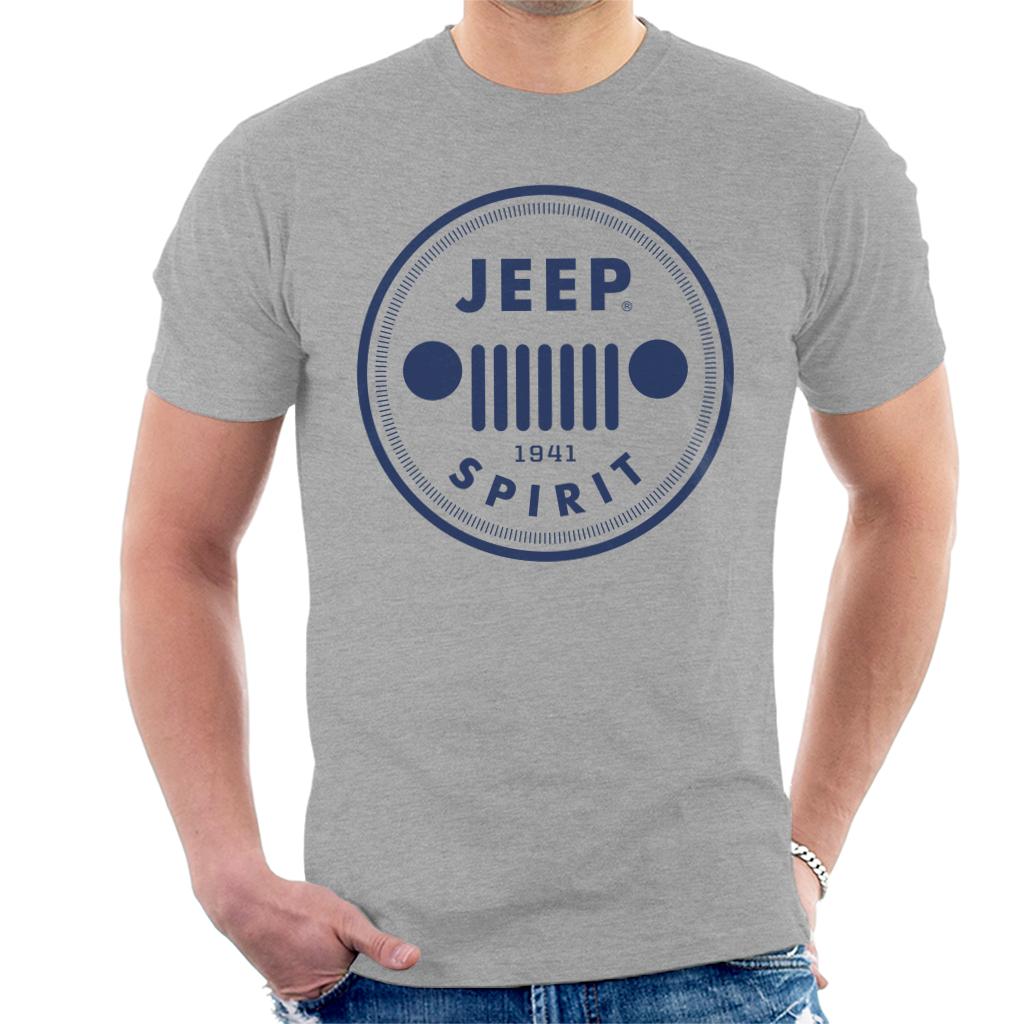 Jeep Spirit 1941 Blue Logo Men's T-Shirt product image 1