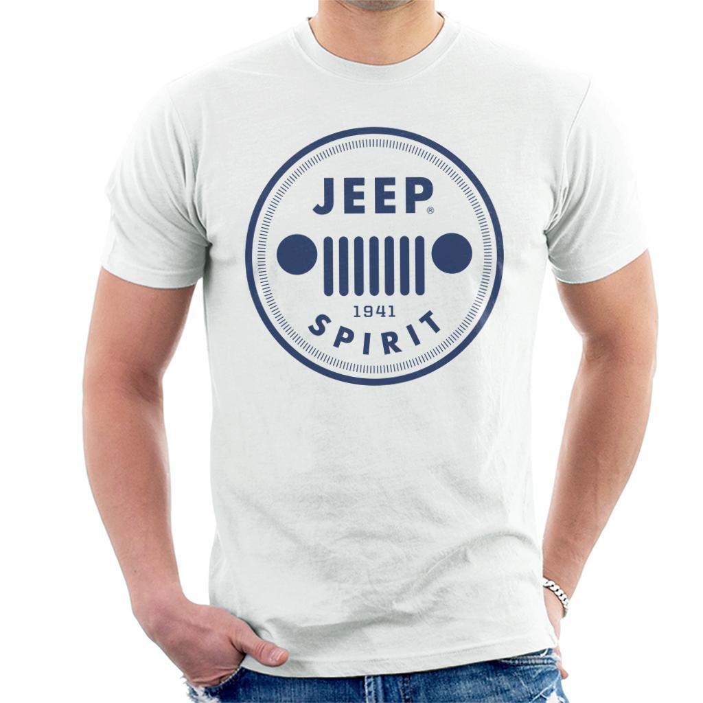 Jeep Spirit 1941 Blue Logo Men's T-Shirt product image 4