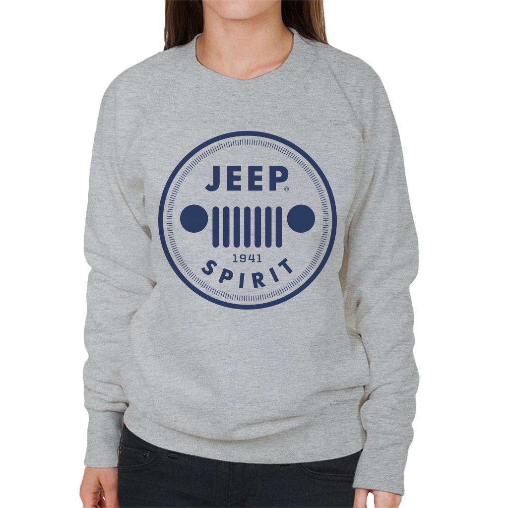 Jeep Spirit 1941 Blue Logo Women's Sweatshirt product image 1