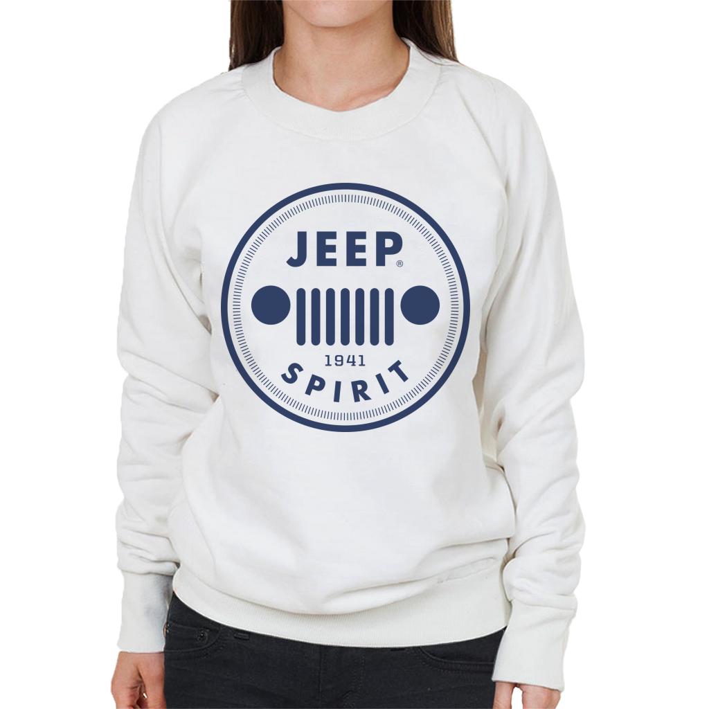 Jeep Spirit 1941 Blue Logo Women's Sweatshirt product image 4