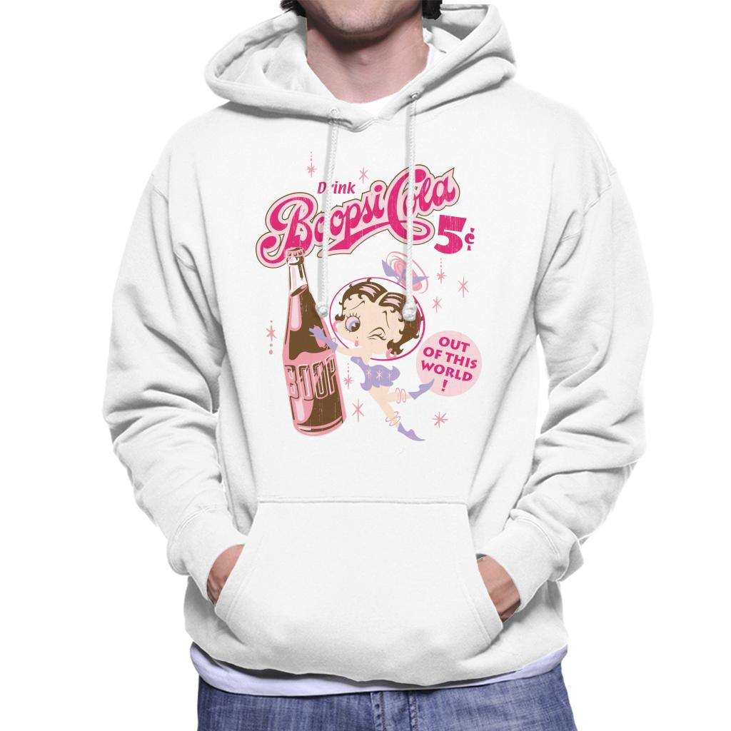 Betty Boop Drink Boopsi Cola Men's Hooded Sweatshirt product image 1