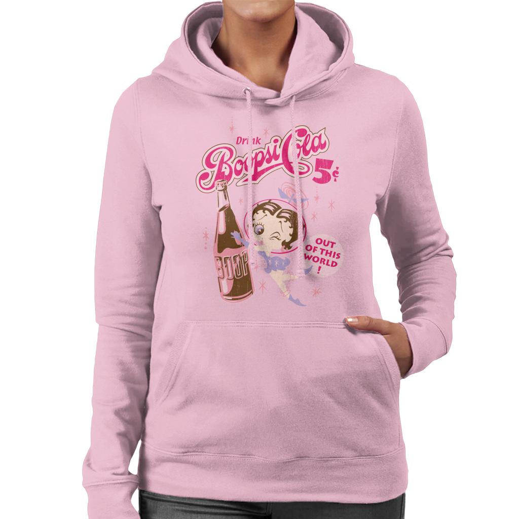Betty Boop Drink Boopsi Cola Women's Hooded Sweatshirt product image 4