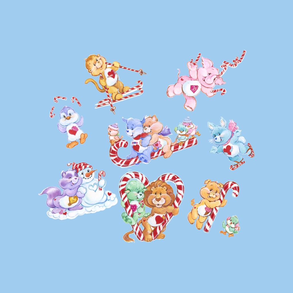 Care Bears Christmas Candy Cane Montage Men's Sweatshirt product image 5