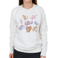 Care Bears Christmas Candy Cane Montage Women's Sweatshirt product image 1