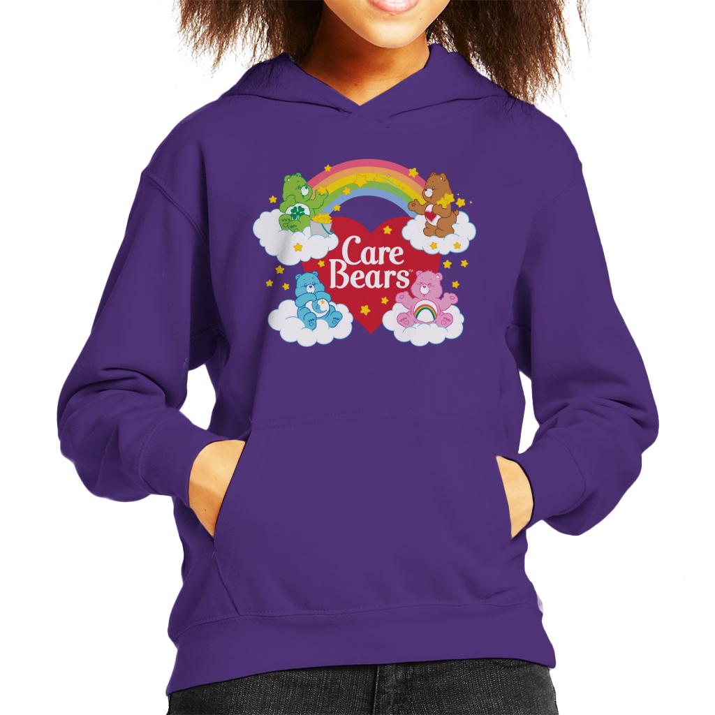 Care Bears On Clouds Kid's Hooded Sweatshirt product image 1