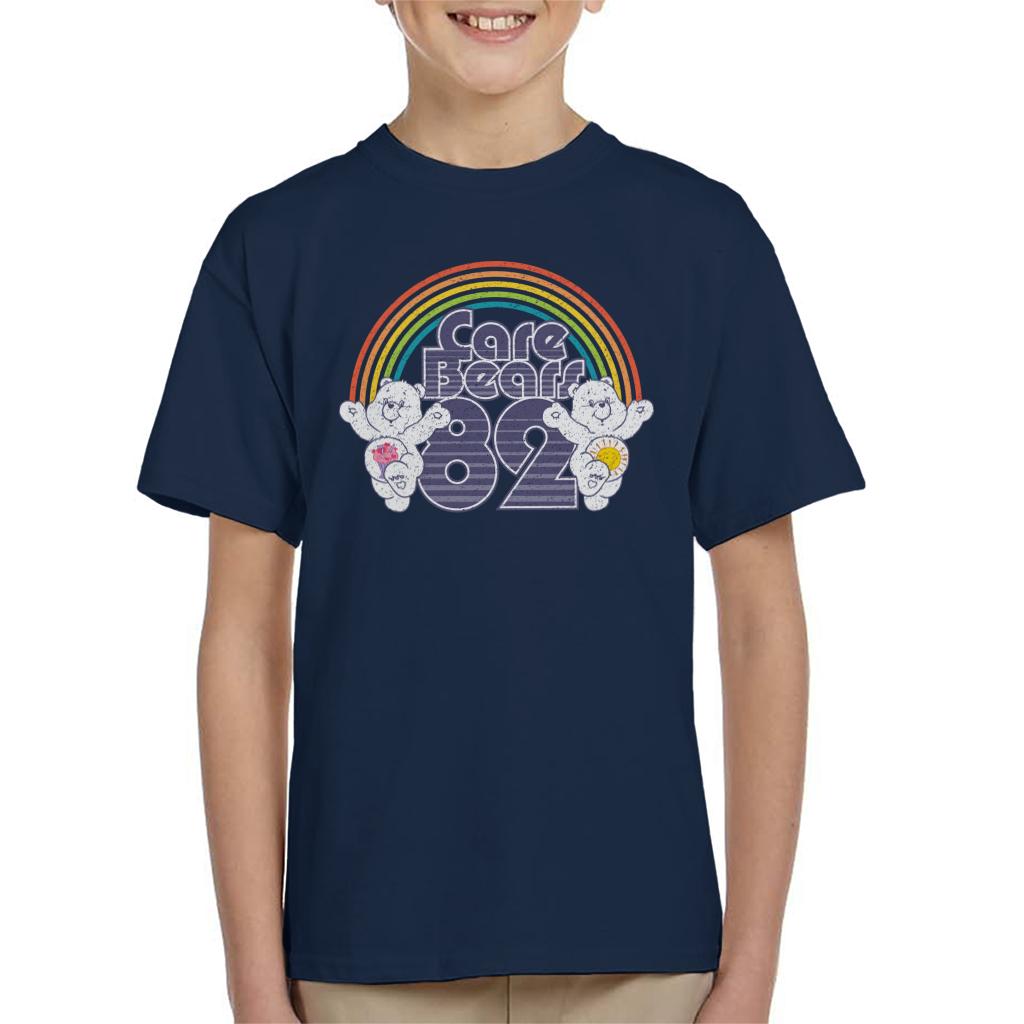 Care Bears 82 Rainbow Funshine Bear And Share Kid's T-Shirt product image 1