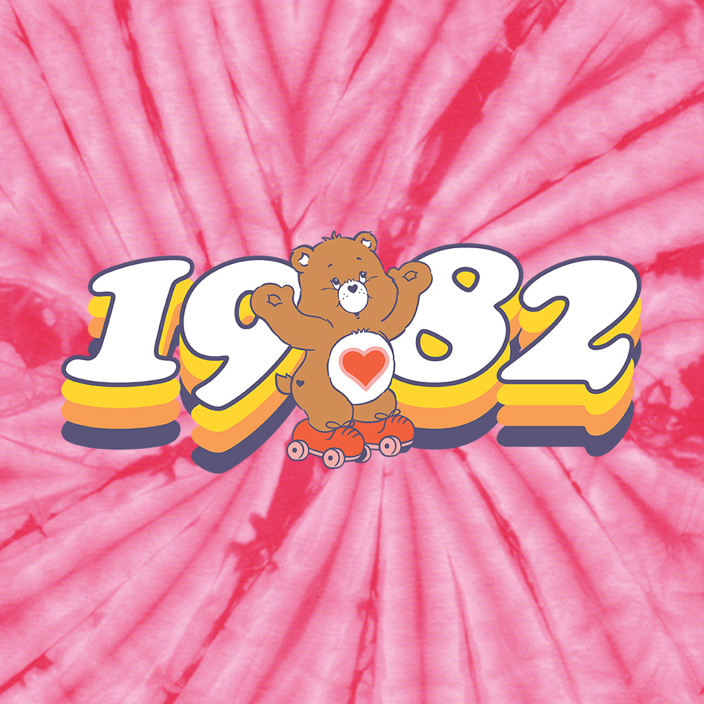 Tenderheart Bear 1982 Tie Dye Kids T-Shirt product image 2