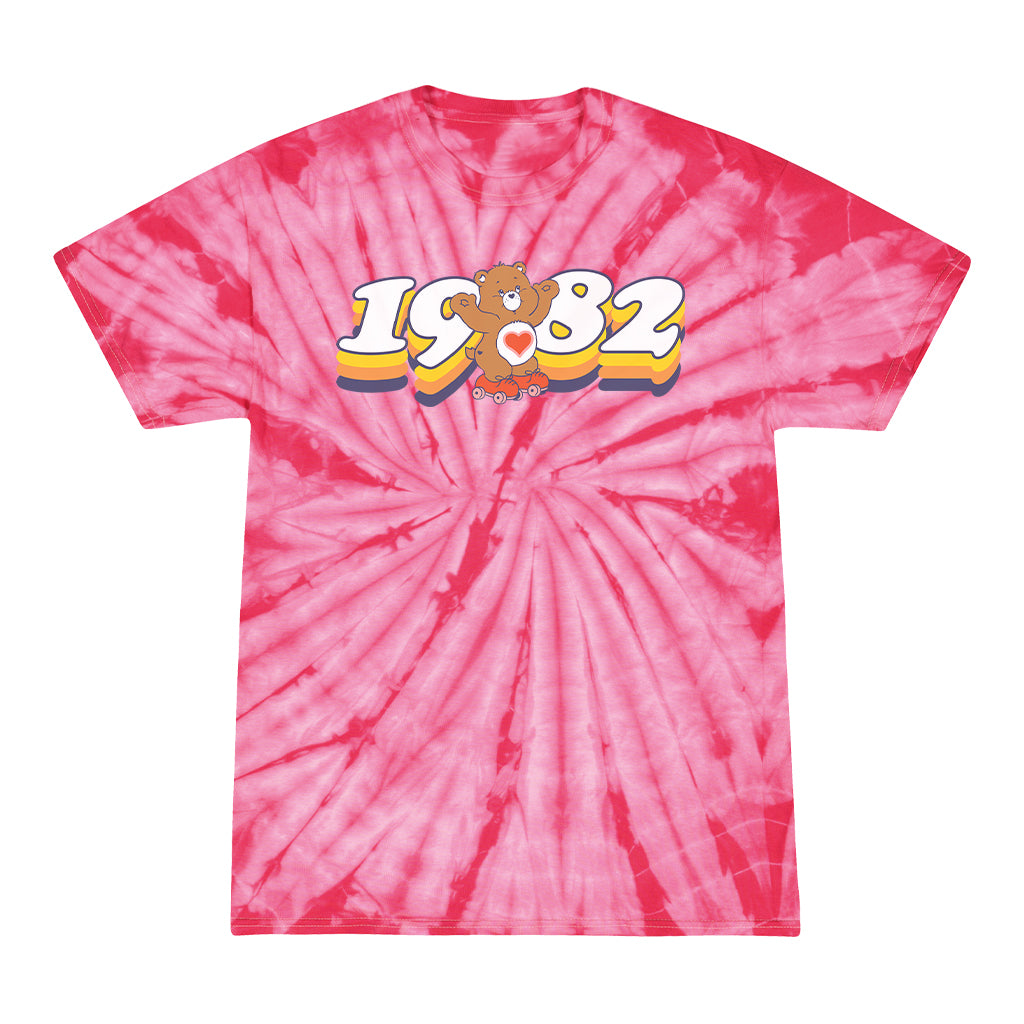 Tenderheart Bear 1982 Tie Dye Kids T-Shirt product image 1