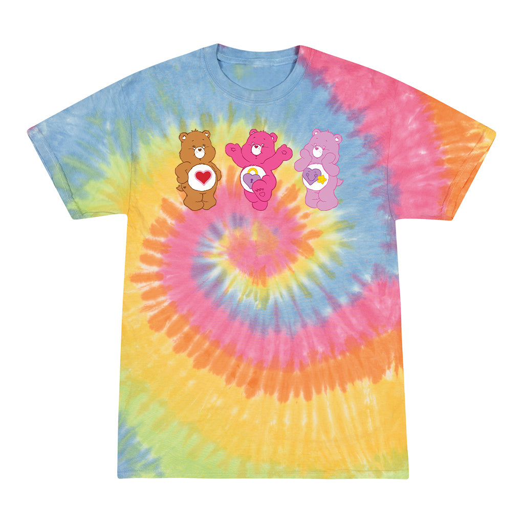 Tenderheart Bear and Friends Tie Dye Kids T-Shirt product image 6
