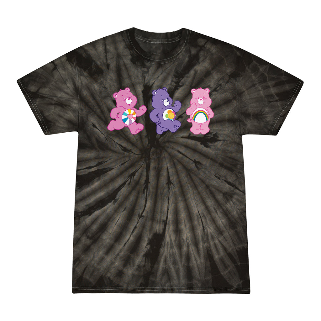 Cheer Bear and Friends Tie Dye Kids T-Shirt product image 8