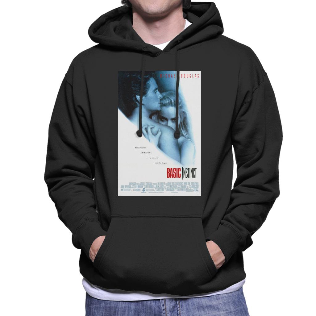 Basic Instinct Resist The Danger Theatrical Poster Men's Hooded Sweatshirt
