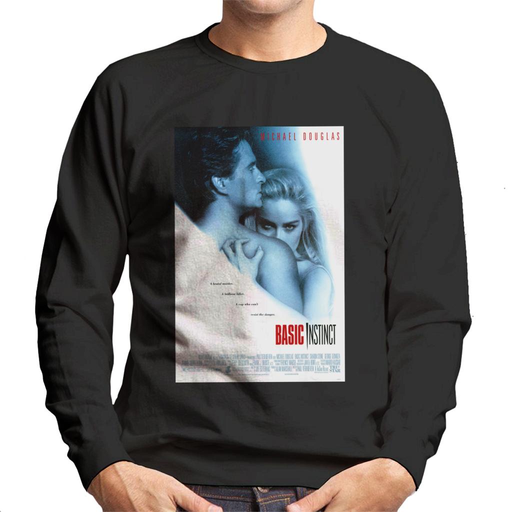 Basic Instinct Resist The Danger Theatrical Poster Men's Sweatshirt