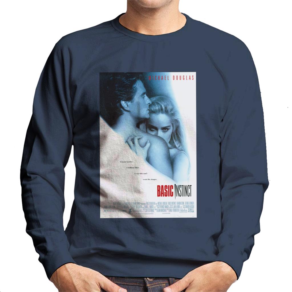 Basic Instinct Resist The Danger Theatrical Poster Men's Sweatshirt
