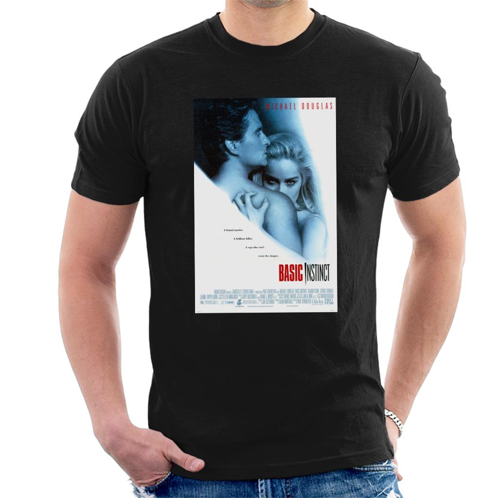 Basic Instinct Resist The Danger Theatrical Poster Men's T-Shirt