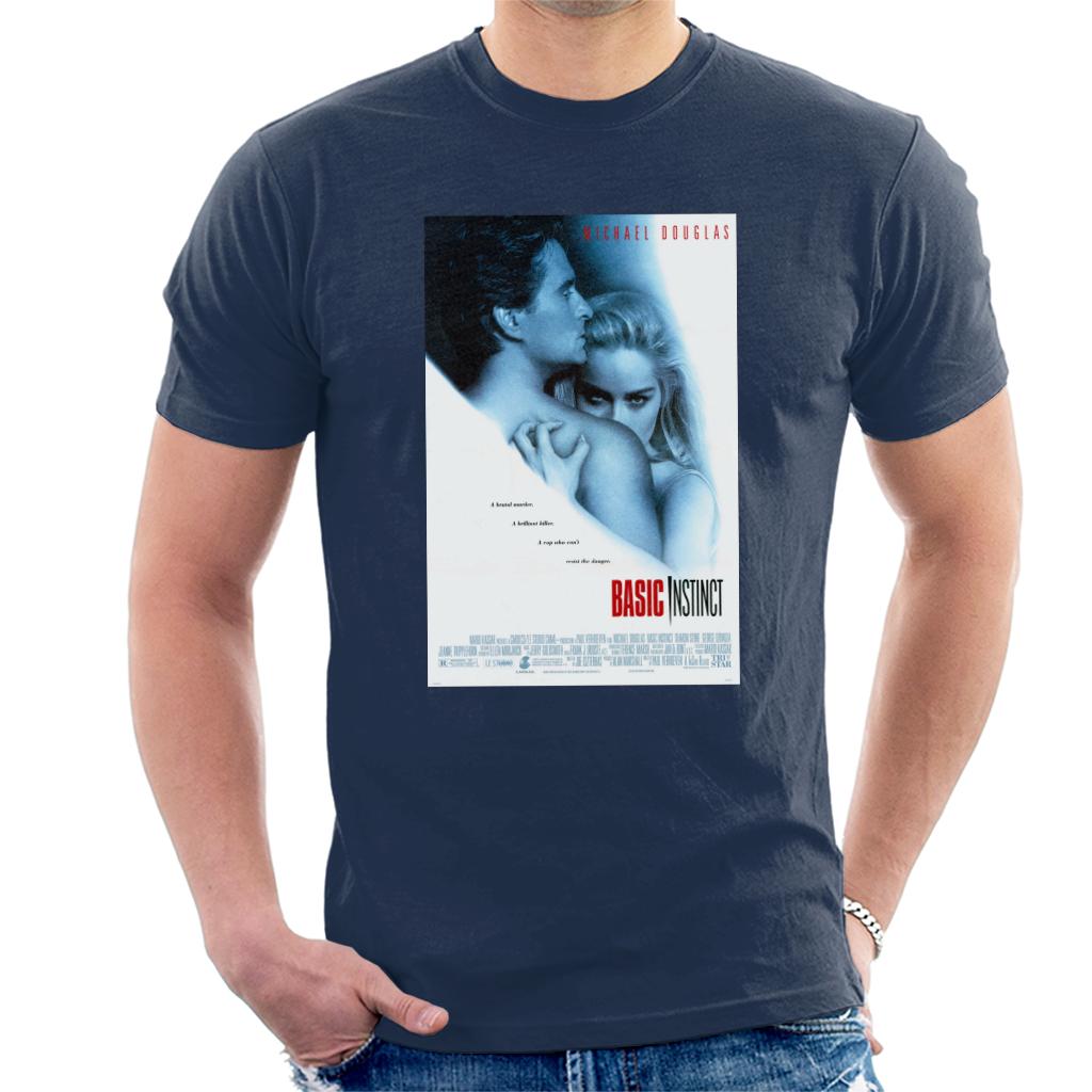 Basic Instinct Resist The Danger Theatrical Poster Men's T-Shirt