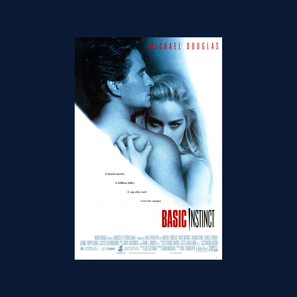 Basic Instinct Resist The Danger Theatrical Poster Men's Sweatshirt